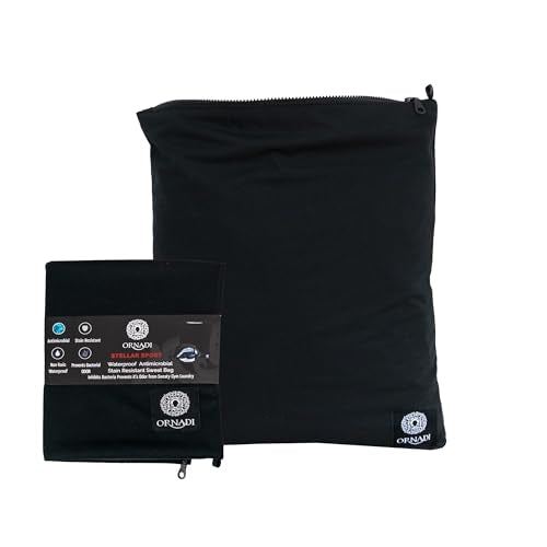 Ornadi Waterproof Odor-Resistant Sweat & Gym Clothes Bag, Antimicrobial, Leakproof