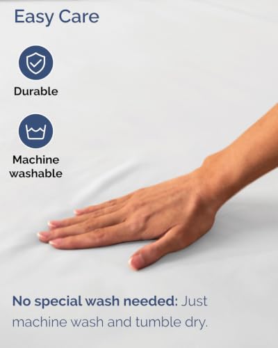 Extra Deep King Fitted Sheets Set – White, 2-Pack, 18-24 Inch Deep Pockets - CGK Unlimited Variation of THIS listing