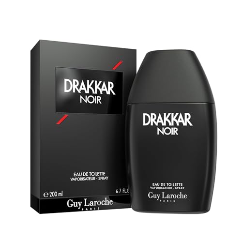 Drakkar Noir Men’s Eau de Toilette - Intense Aromatic Fougere Fragrance 6.76 Fl Oz