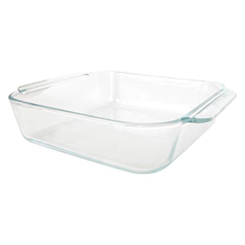 2 Qt Clear Square Glass Baking Dish - Oven & Microwave Safe