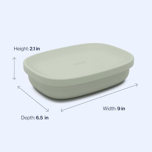 Sage Lalo Bento Box for Kids - Non-Toxic Stainless Steel & Silicone, Dishwasher Safe