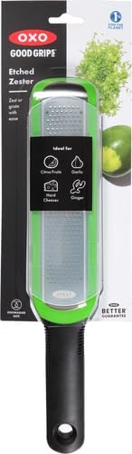 OXO Good Grips Zester & Grater - Precision Etched Blades for Effortless Grating & Zesting