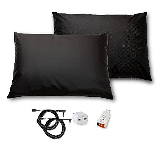 Earthing Elite Pillow Cover Kit 2 Pack - Grounding Sleep Accessories