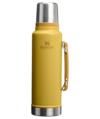 Dijon 48oz Stanley Classic Vacuum Bottle - Wide Mouth Insulated Thermos with Leakproof Cup Lid