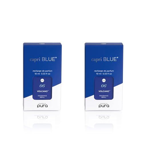 Capri Blue Pura Smart Home Diffuser Refills - Volcano Scent - Pack of 2