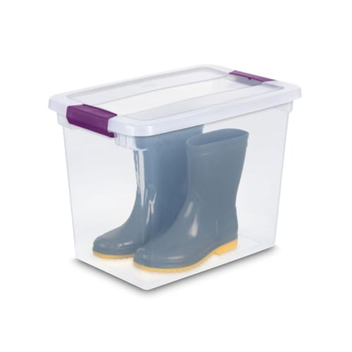Sterilite ClearView Latch Storage Bins 27 Quart - 12 Pack