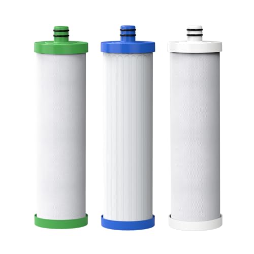 Water Filter Replacement Pack for Under Sink Waterdrop TST - Maxblue P1 U2 C3