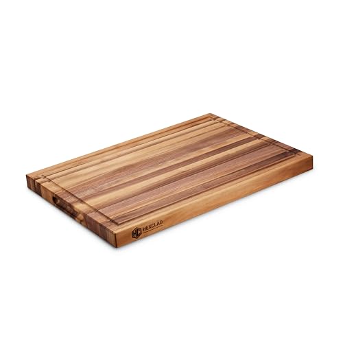 Walnut Large Rectangle Cutting Board 20 x 13.75 Inches - Durable Kitchen Prep Surface