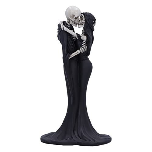 Nemesis Now Eternal Kiss Skeleton Figurine 24cm Black & White Gothic Wedding Gift
