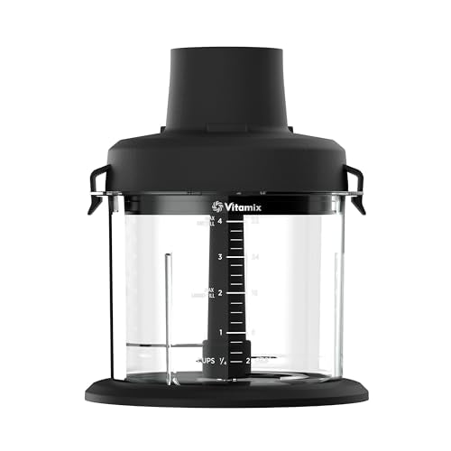Vitamix Immersion Blender Mini-Chopper Attachment with Stainless Steel Blade, 3-Cup BPA-Free Container