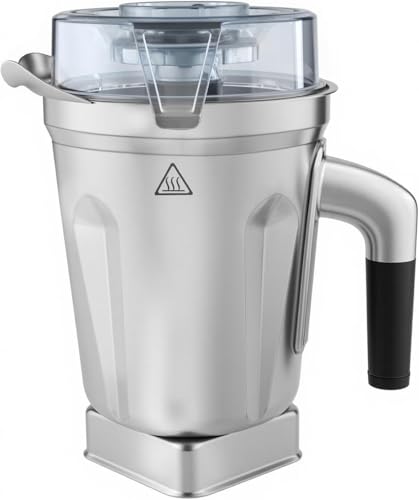 64oz Stainless Steel Blender Pitcher for Vitamix - Compatible with 5200 5000 6300 VM0103 VM0197 E310 A2500 Explorian Series - Variation of THIS listing