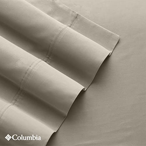Columbia King Omni Freeze Cooling Sheet Set - Fossil, Hot Sleepers Bedding