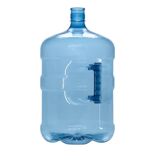Geo Sports BPA-Free 5 Gallon Plastic Water Bottle with Crown Cap & Handle