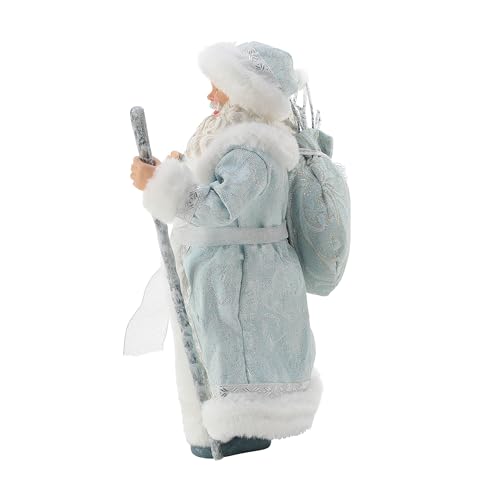 Department 56 Santa Frost Figurine - 10.5 Inch Christmas Collectible, Handcrafted Holiday Decor