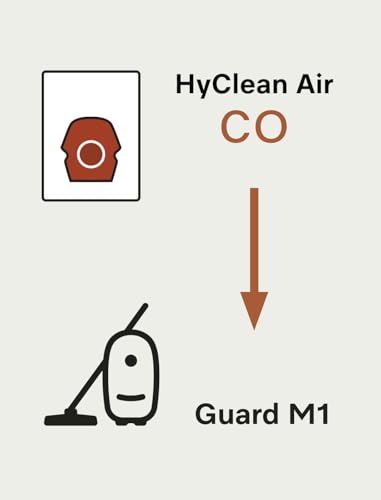 Miele Vacuum Cleaner Bags XL Pack for Guard M1 Vacuums - Genuine, High-Efficiency Filtration
