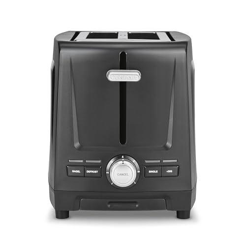 Cuisinart Core Collection 2-Slice Toaster Black - Extra-Long Slots & Bagel Setting