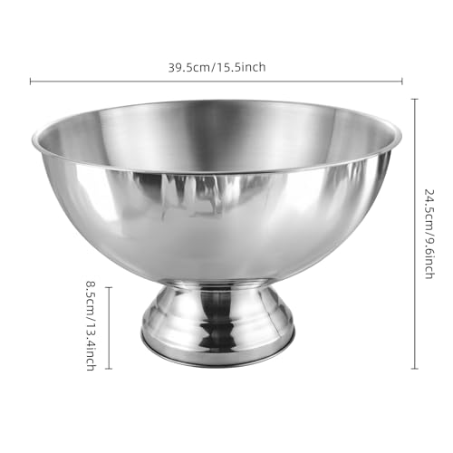 Large Stainless Steel Ice Bucket 12L for Parties & Entertaining