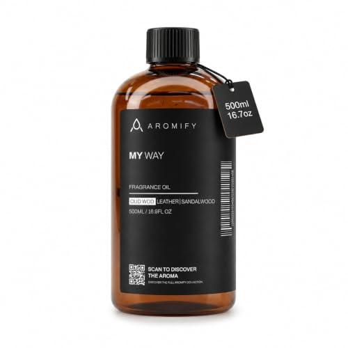 My Way Fragrance Diffuser Oil with Leather, Sandalwood & Oud Wood