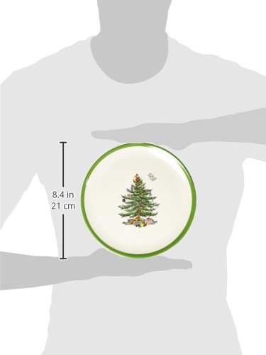 Spode Christmas Tree 3-Piece Children's Dinnerware Set - 10 Oz Melamine (Christmas Tree Melamine 3 Piece Set)