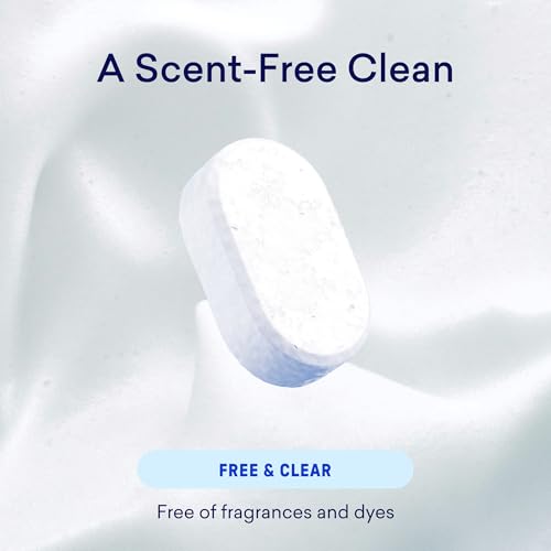 BlueLand Fragrance-Free 120 Count Plastic-Free Dishwasher Detergent Tablets - Eco-Friendly & Powerful Cleaning