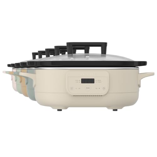 Olive Magnifique 6-Quart Programmable Slow Cooker with Removable Nonstick Pot