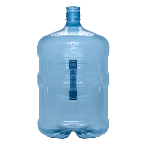 Geo Sports BPA-Free 5 Gallon Plastic Water Bottle with Crown Cap & Handle