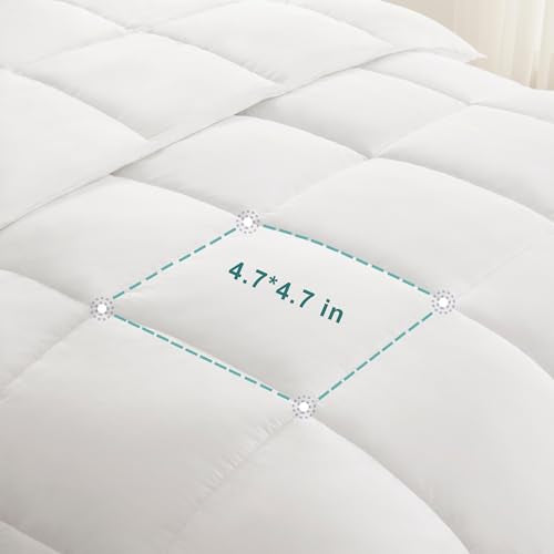 ACCURATEX Queen Comforter Duvet Insert 400GSM Warm Cotton Shell Bedding