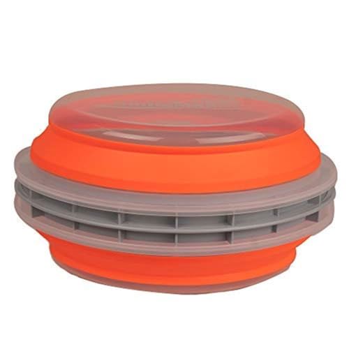 CanCooker Collapsible Batter Bowl XL – Orange, 1 Pack, Mess-Free Kitchen Tool