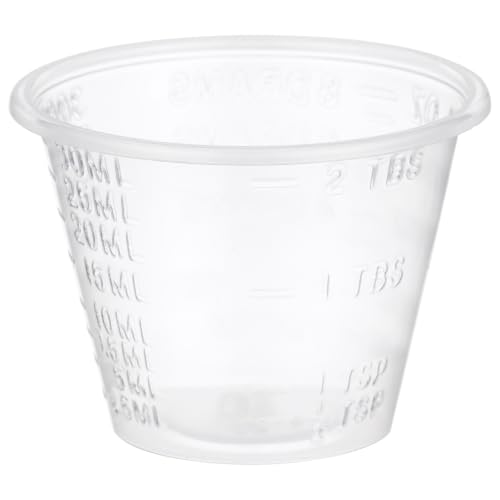 McKesson 1 oz (30 mL) Clear Disposable Medicine Cups 5000 Count - Small Mixing Cups