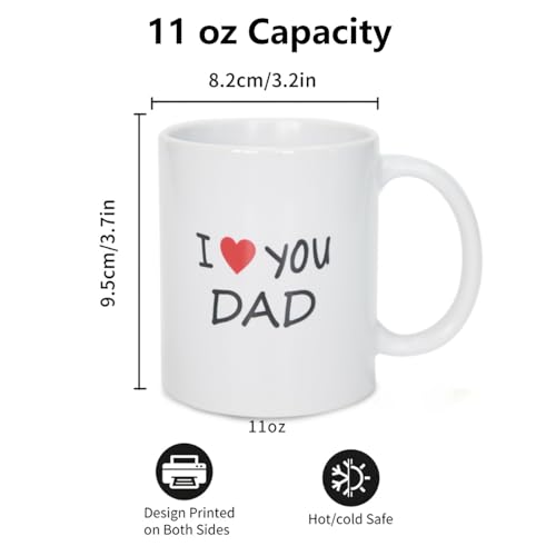 Funny 11oz Dad Coffee Mug - Perfect Father's Day Gift from Son or Daughter