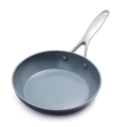 GreenPan Valencia Pro 8-Inch Ceramic Nonstick Frying Pan Gray Variation
