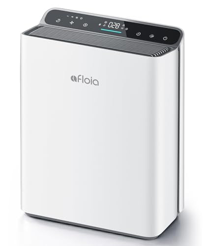 Afloia White Large Room Air Purifier for 2000 Sq. Ft. with PM2.5 Display