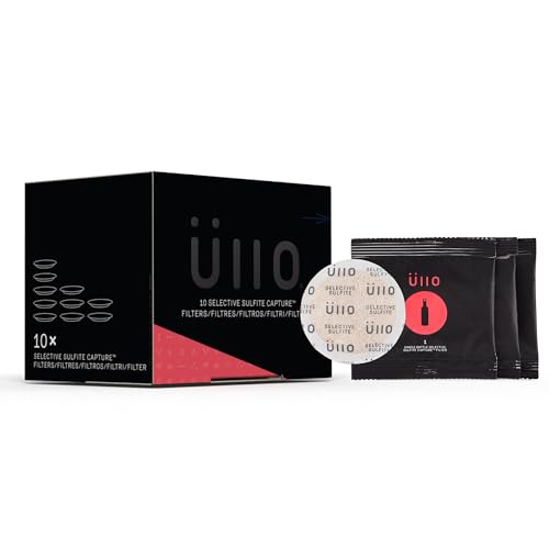 Üllo 10 Pack Replacement Wine Filters for Sulfite & Histamine Removal - Compatible with Ullo Wine Purifier