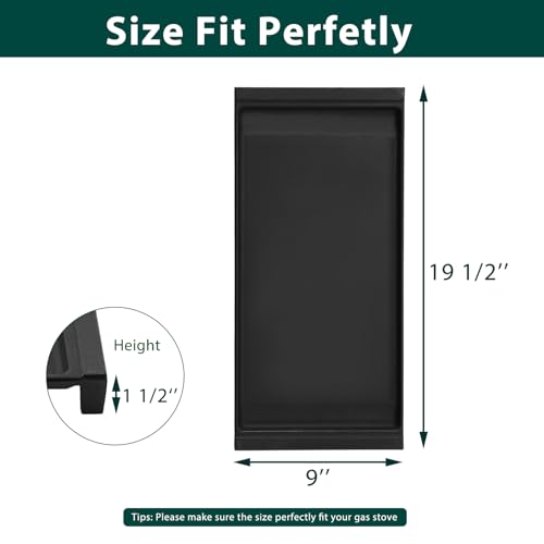 Cast Iron Griddle Replacement for GE Gas Stoves - 19.5 x 9 Inches
