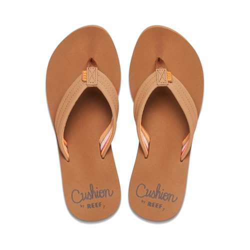 Reef Women's Cushion Breeze Sandals - Tan Smoothie, Size 9