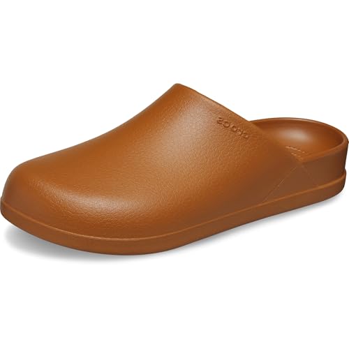 Crocs Unisex Dylan Clogs Cognac - Size 7 Women / 5 Men
