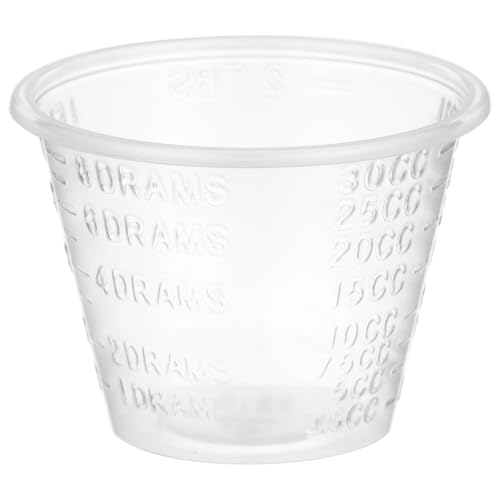 McKesson 1 oz (30 mL) Clear Disposable Medicine Cups 5000 Count - Small Mixing Cups