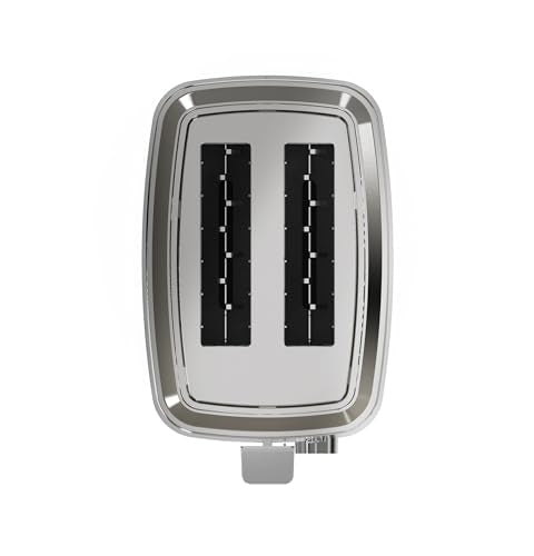 GE 2-Slice Black Stainless Steel Toaster with Wide Slots & 7 Shade Settings - Countertop Kitchen Essential