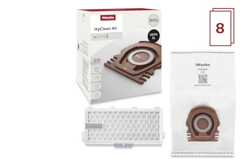 Miele Vacuum Cleaner Bags XL Pack for Guard M1 Vacuums - Genuine, High-Efficiency Filtration