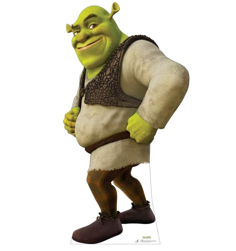 Shrek Cardboard Cutout - Life-Size Cardboard Standee for Parties & Decor