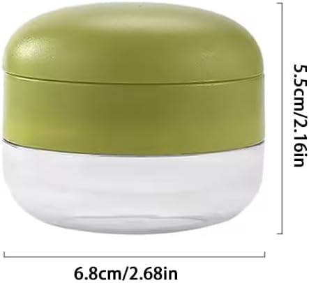 Mini Garlic Chopper - Stainless Steel Blades for Effortless Mincing | Handheld Garlic Slicer in Green