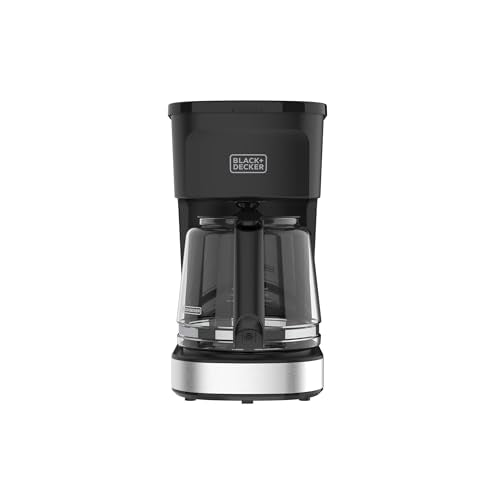 BLACK+DECKER 12-Cup Drip Coffee Maker with Vortex Showerhead, Keep Warm, Stainless Steel