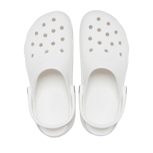 Crocs Women's Classic Platform Clogs White - Size 8
