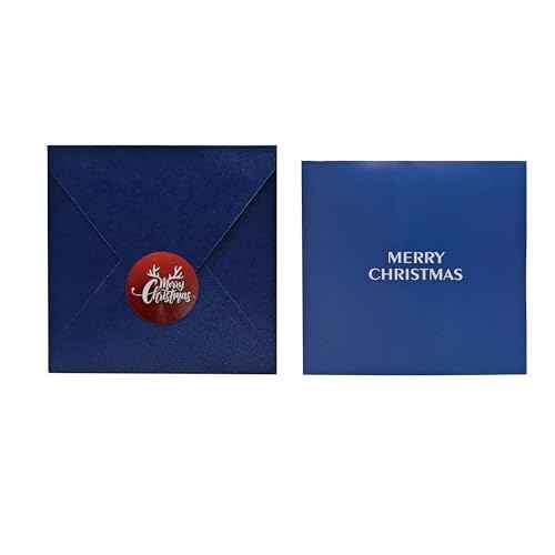 AIMI Christmas Greeting Cards 5 Pack Christmas Gift Cards with Envelopes 3D Pop Up Xmas Gift Card Bright Cheerful Prints Merry Christmas Holiday Cards