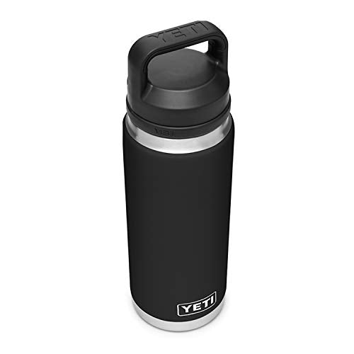 YETI Rambler 26 oz Vacuum Insulated Bottle - Black with Chug Cap