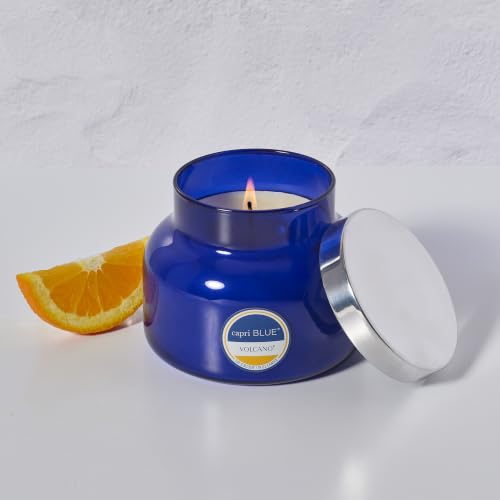 19 oz Blue Capri Blue Volcano Scented Candle - Tropical Fruit & Sugared Citrus