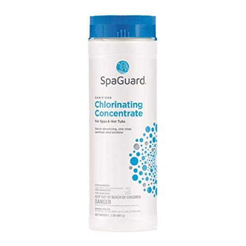 SpaGuard Spa Chlorinating Concentrate 2 lb - Fast-Acting Sanitizer, Single Pack