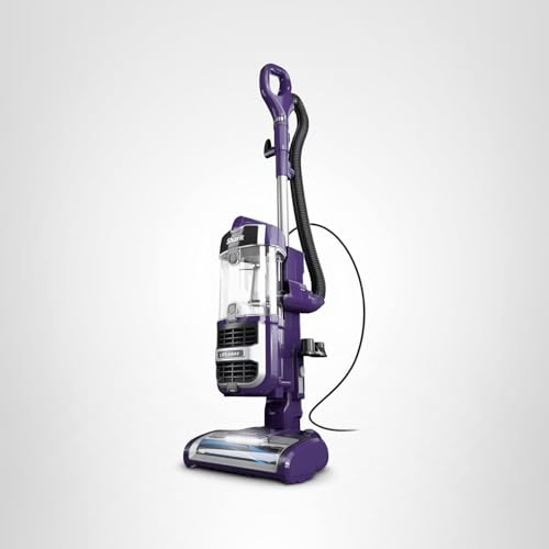 Shark Lift-Away Upright Vacuum with Powerfins, Self-Cleaning Brushroll, Anti-Allergen Complete Seal Technology, No Hair Wrap, LED Headlights, and Advanced Swivel Steering, Eggplant, ZD201
