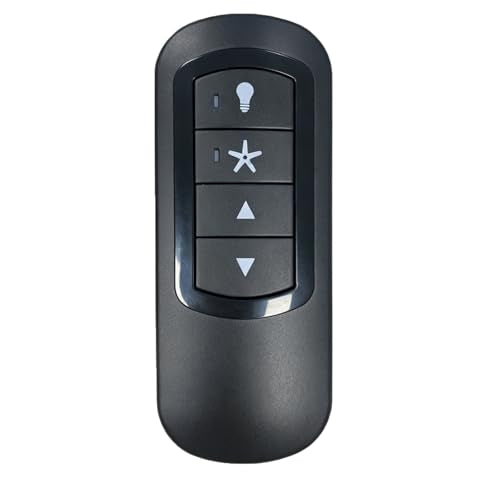 Ceiling Fan Remote Control for Hunter & Casablanca - 4 Speeds & Light Dimming