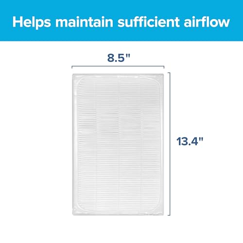 Filtrete True HEPA Air Purifier Filter 13x8.2 Inches 2-Pack for Cleaner Indoor Air